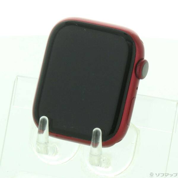【中古】Apple(アップル) Apple Watch Series 7 GPS 45粍 (PRODUCT)RED軽銀入れもの ダンス楽隊絶無 【297-ud】