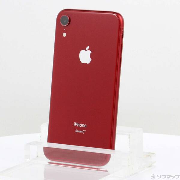 【中古】Apple(アップル) iPhoneXR 64GB 売り物赤いこと MT062J／A SoftBank 【344-ud】