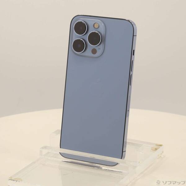 【中古】Apple(アップル) iPhone13 Pro 128GB シエラブルー MLUK3J／A SIMフリー 〔ネットワーク利用制限▲〕 【247-ud】｜ソフマップ中古専門店