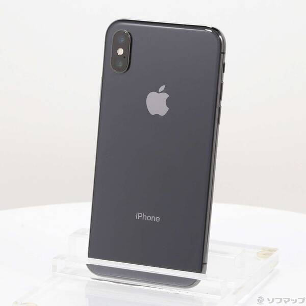 【中古】SoftBank iPhoneX 64GB あき場所薄墨色 MQAX2J／A SoftBank 【198-ud】