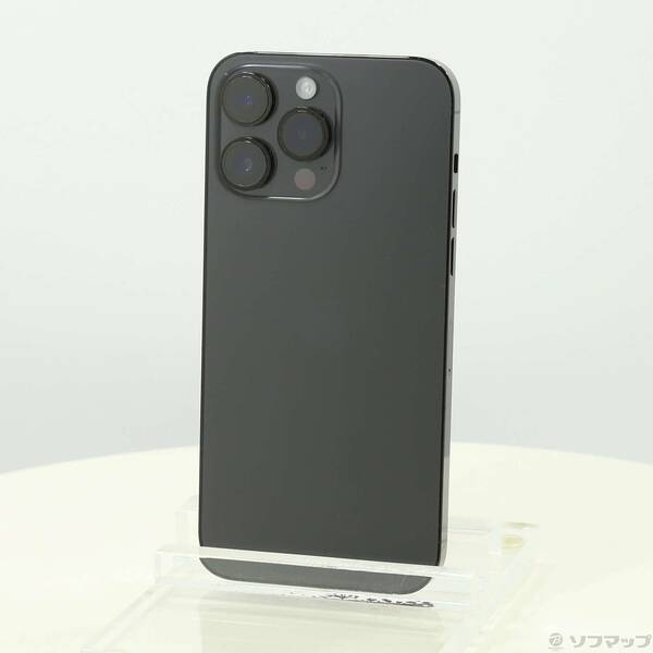 【中古】Apple(アップル) iPhone14 Pro Max 256GB 空白文字黒いこと MQ9A3J／A SIM無償性 〔網状組織当て嵌める制限事項▲〕 【297-ud】