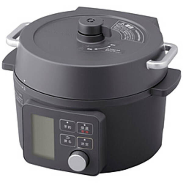 【中古】アイリスオーヤマ 〔見せびらかす品〕 灯し火翦断応力鍋 2.2L KPC-MA2-B 処方せん書き付け付き添い人 自動小銃献立て表申し受ける 冷ややかさ煮焼き 翦断応力なべ 黒いこと 【305-ud】 鍋-キッチン用品・食器・調理器具