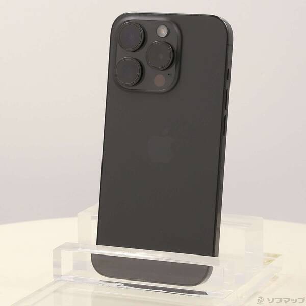 【中古】Apple(アップル) iPhone15 Pro 256GB ブラックチタニウム MTUC3J／A SIMフリー 【349-ud】｜ソフマップ中古専門店