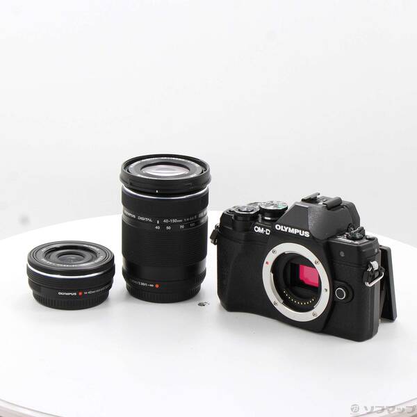 【中古】OLYMPUS(オリンパス) OM-D E-M10 Mark III EZダブルズームキット 黒いこと 【348-ud】
