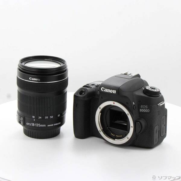 【中古】Canon(キヤノン) EOS 8000D EF-S18-135 IS STM 水晶体一揃いの道具 (2420万絵素／SDXC) 【352-ud】