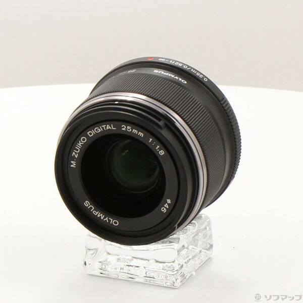 【中古】OLYMPUS(オリンパス) M.ZUIKO DIGITAL 25粍 F1.8 (黒いこと) (μ4／3) 【352-ud】
