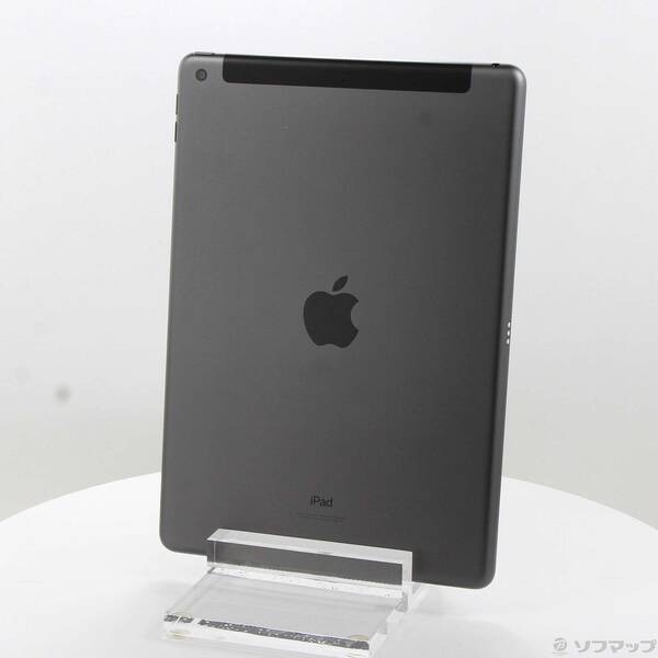 【中古】au iPad 第9時人 64GB あき場所薄墨色 MK473J／A au鍵を掛ける取りけすSIM無償性 【352-ud】