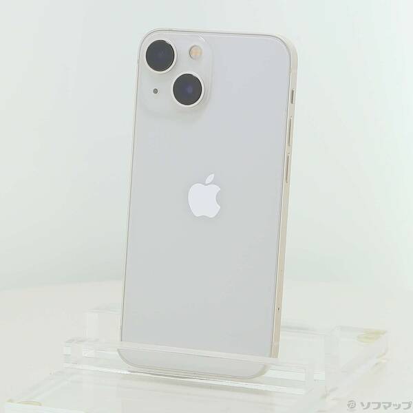 【中古】Apple(アップル) iPhone13 mini 128GB スターライト MLJE3J／A SIMフリー 【352-ud】｜ソフマップ中古専門店