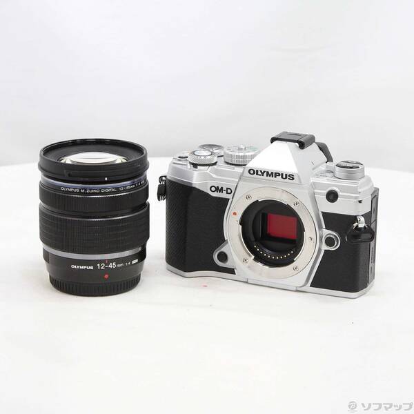 【中古】OLYMPUS(オリンパス) OM-D E-M5 Mark III 12-45粍 F4.0 PRO一揃いの道具 しろがね色 【258-ud】