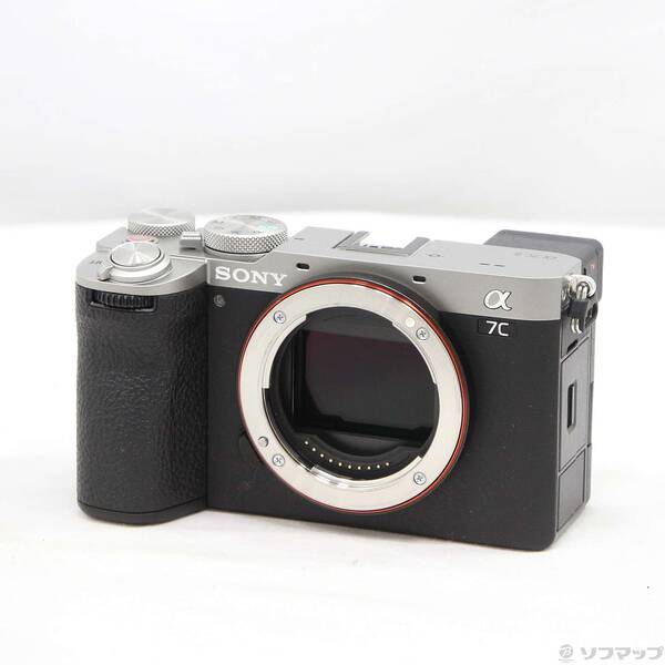 【中古】SONY(ソニー) α7C II 上半身 しろがね色 ILCE-7コマーシャル2 【349-ud】 TV・オーディオ・カメラ-デジタルカメラ-ミラーレス一眼カメラ