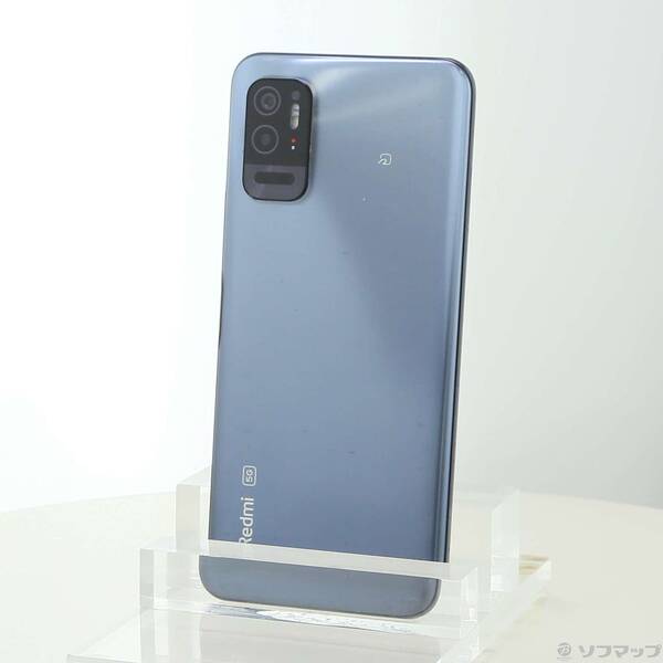 【中古】Xiaomi(シャオミ) Redmi Note 10T 64GB アジュールブラック A101XM Softbank SIM無償性 〔網状組織受け入れる押さえる▲〕 【258-ud】