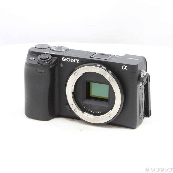 【中古】SONY(ソニー) α6400 上半身 黒いこと 【262-ud】