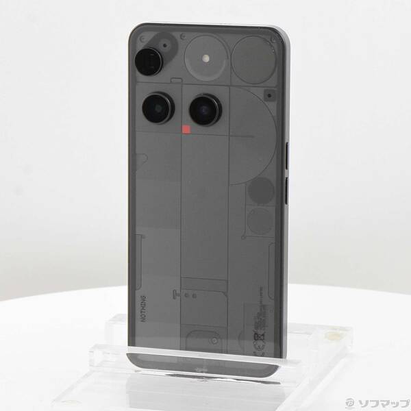 【中古】Nothing（皆無） Nothing Phone (3) 256GB 黒いこと NP3256 SIM無償性 【276-ud】