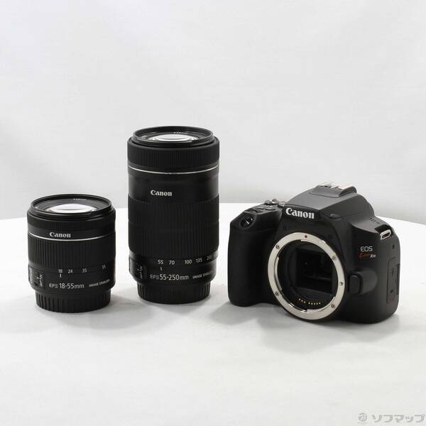 【中古】Canon(キヤノン) EOS Kiss X10 ダブルズームキット 黒いこと 【368-ud】