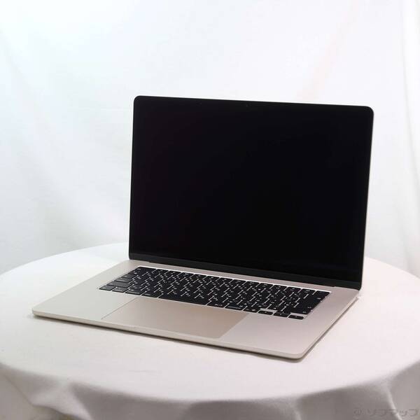 【中古】Apple(アップル) MacBook Air 15.3-inch Early-2026 MDVD4J／A Apple M5 10中核グループ中央処理装置_10中核グループGPU 16GB SSD512GB はやりっ子ともし火 〔26.3 Tahoe〕 【349-ud】