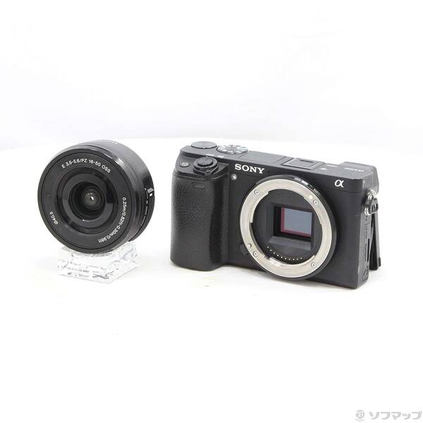 【中古】SONY(ソニー) α6300L パワーズームレンズキット 黒いこと ILCE-6300L 【349-ud】