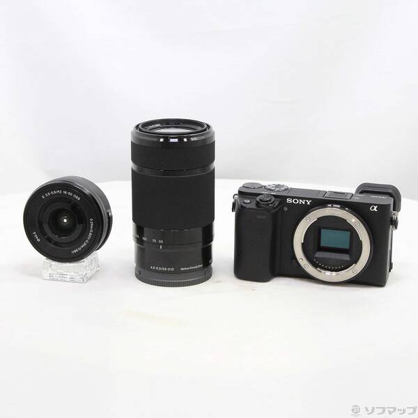 【中古】SONY(ソニー) α6400 ILCE-6400Y ダブルズームレンズキット 黒いこと 【262-ud】