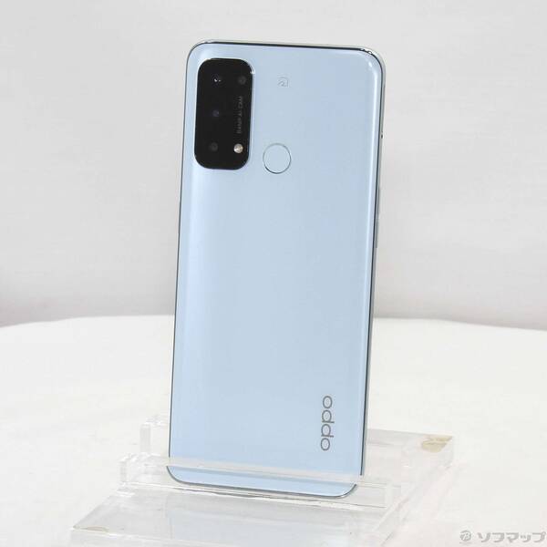 【中古】ワイ可動性 Reno5 A 128GB 内燃機関青み A103OP Y!mobile SIM無償性 【269-ud】