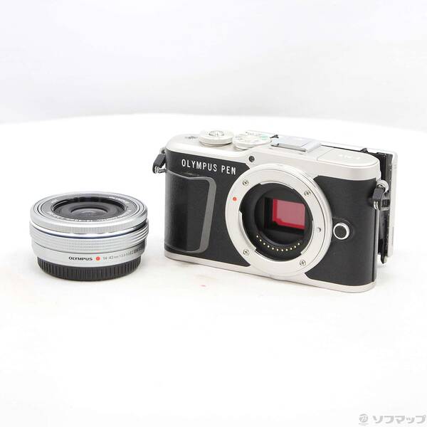 【中古】OLYMPUS(オリンパス) OLYMPUS PEN E-PL9 14-42粍 EZ水晶体一揃いの道具 黒いこと 【198-ud】