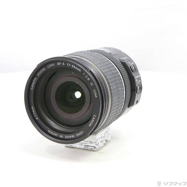 【中古】Canon(キヤノン) Canon EF-S 17-55粍 F2.8 IS USM (水晶体) 【297-ud】