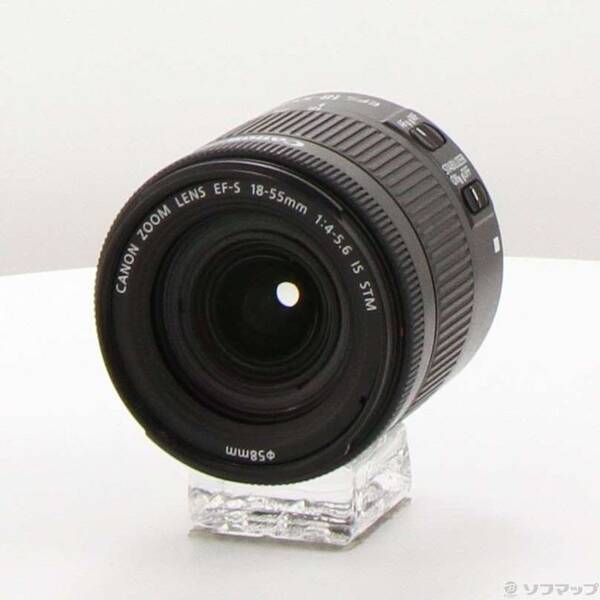 【中古】Canon(キヤノン) Canon EF-S 18-55粍 F4-5.6 IS STM 【297-ud】
