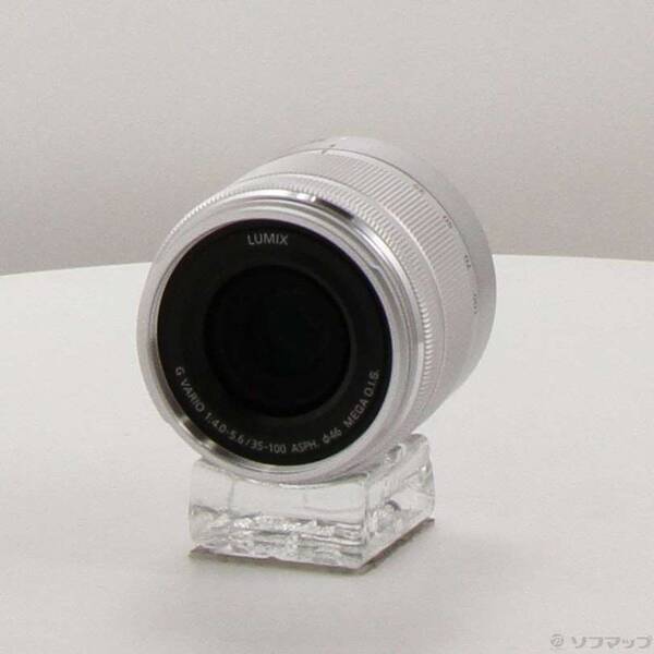 【中古】Panasonic(パナソニック) LUMIX G Vario 35-100粍 F4.0-5.6 ASPH／MEGA O.I.S. しろがね色 【269-ud】