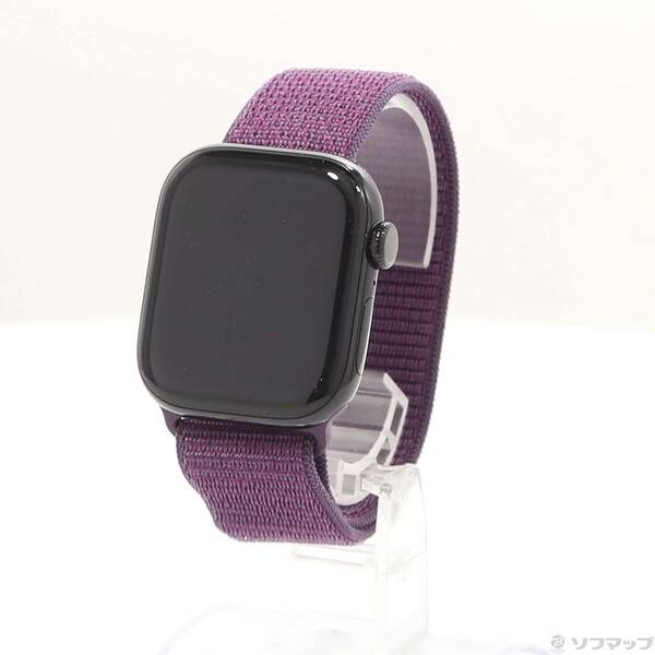 【中古】Apple(アップル) Apple Watch Series 10 GPS 42mm ジェットブラックアルミニウムケース プラムスポーツループ 【198-ud】|ソフマップ中古専門店