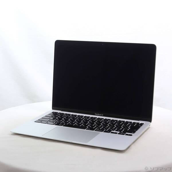 【中古】Apple(アップル) MacBook Air 13.3-inch Late-2020 MGN93J／A Apple M1 8中核グループ中央処理装置_7中核グループGPU 8GB SSD256GB しろがね色 〔15.3 Sequoia〕 【258-ud】
