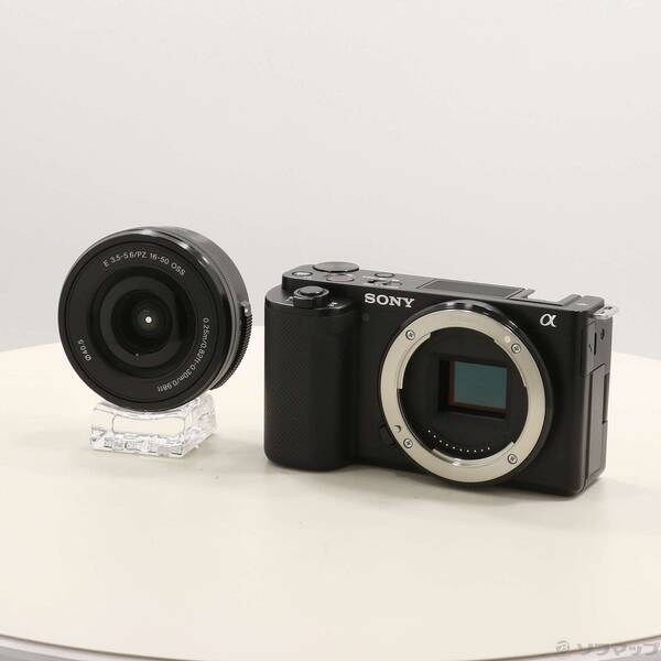 【中古】SONY(ソニー) VLOGCAM ZV-E10L パワーズームレンズキット 黒いこと 【198-ud】