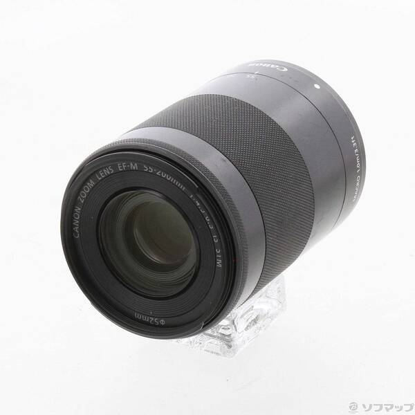 【中古】Canon(キヤノン) EF-M 55-200粍 F4.5-6.3 IS STM 黒鉛 【297-ud】