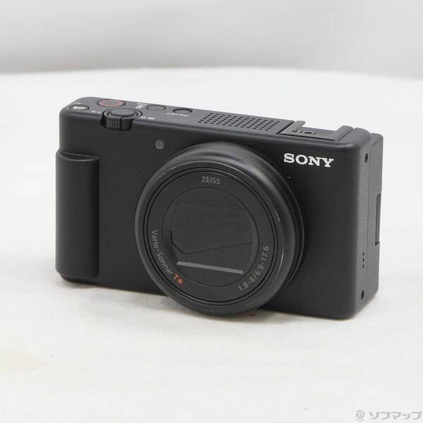 【中古】SONY(ソニー) VLOGCAM ZV-1 II シューティンググリップキット 黒いこと 【269-ud】