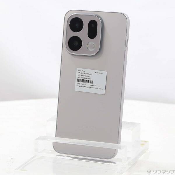 【中古】OPPO(オッポ) OPPO Find X9 512GB チタニウムグレー OPG07 au SIMフリー 【262-ud】|ソフマップ中古専門店