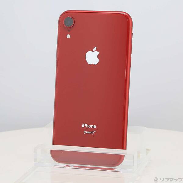 【中古】Apple(アップル) iPhoneXR 64GB 売り物赤いこと MT062J／A SoftBank 【348-ud】