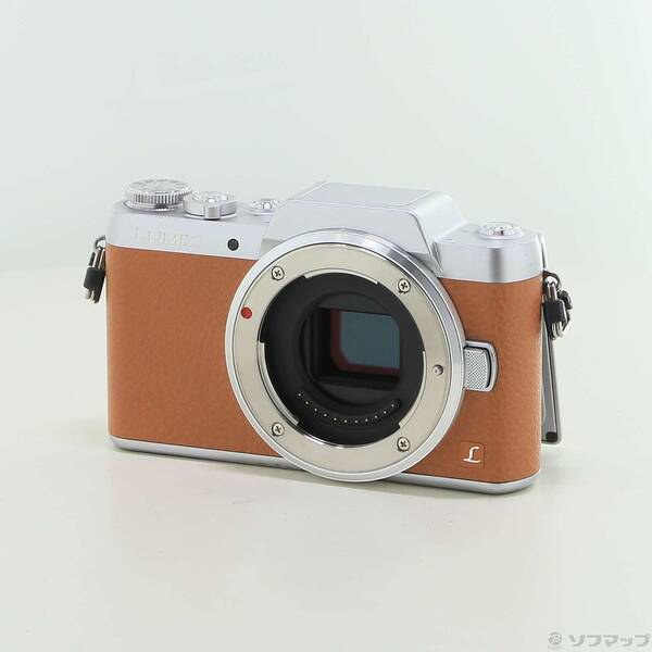 【中古】Panasonic(パナソニック) DMC-GF7-T 上半身 (赤銅色) 【348-ud】