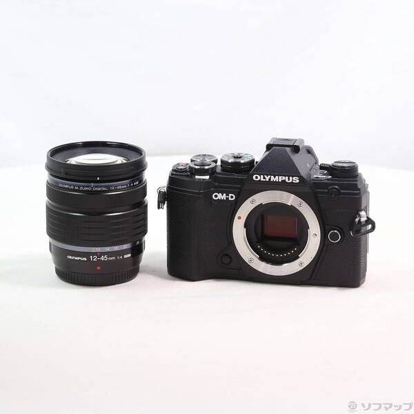【中古】OLYMPUS(オリンパス) OM-D E-M5 Mark III 12-45粍 F4.0 PRO一揃いの道具 黒いこと 【251-ud】