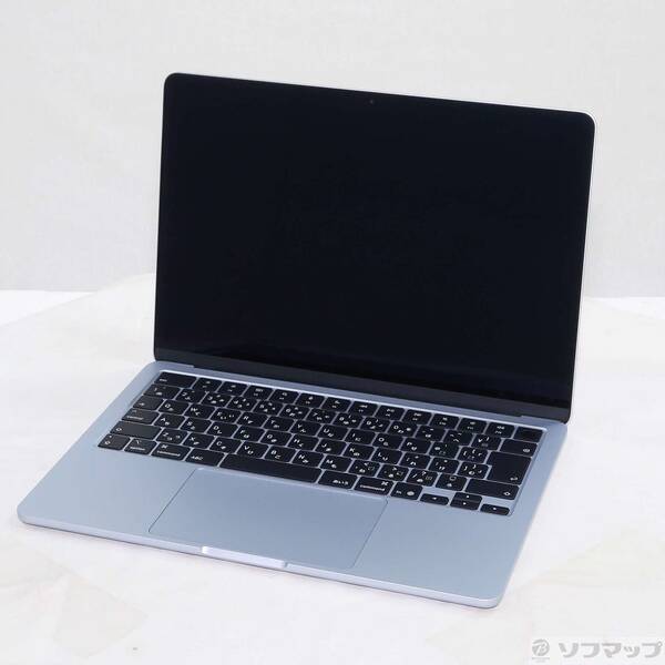 【中古】Apple(アップル) 〔見せびらかす品〕 MacBook Air 13.6-inch Early-2025 MC6T4J／A Apple M4 10中核グループ中央処理装置_8中核グループGPU 16GB SSD256GB 天の原青色 〔26.3 Tahoe〕 【258-ud】 ノートPC-パソコン