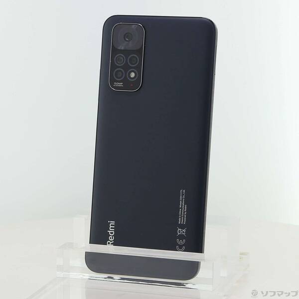 【中古】XIAOMI Redmi Note 11 64GB グラファイトグレー 2201117TL SIM無償性 【297-ud】