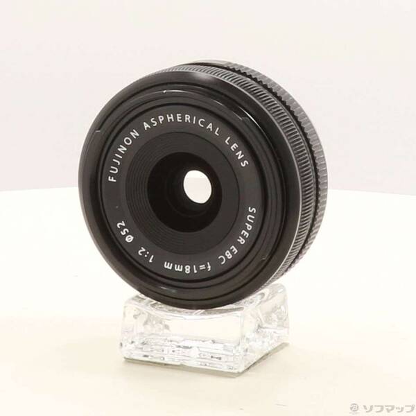 【中古】FUJIFILM(フジフイルム) XF 18粍 F2 R 黒いこと 【262-ud】