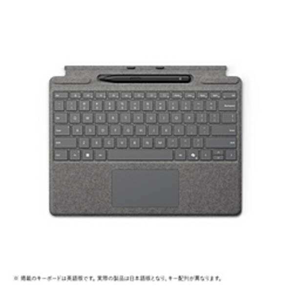 【中古】Microsoft(マイクロソフト) Surface Pro鍵盤 8X6-00232 プラチナ 【344-ud】