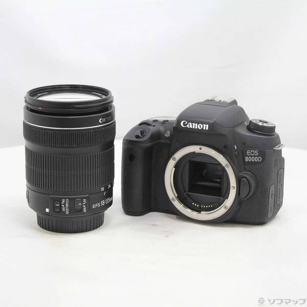 【中古】Canon(キヤノン) EOS 8000D EF-S18-135 IS STM 水晶体一揃いの道具 (2420万絵素／SDXC) 【344-ud】