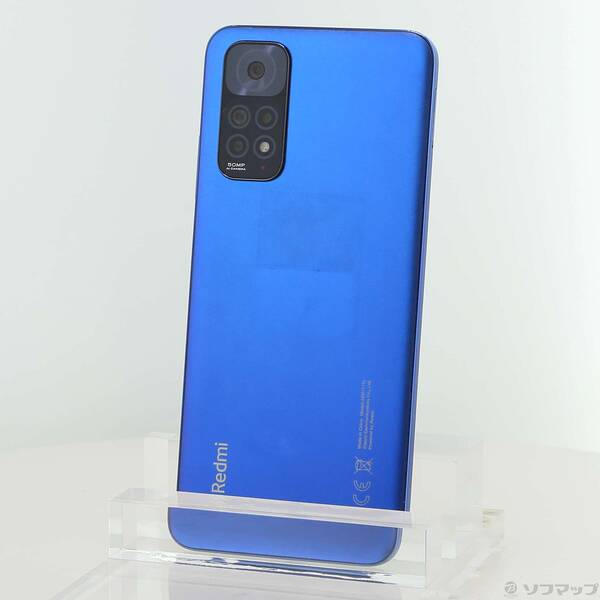【中古】XIAOMI Redmi Note 11 64GB トワイライトブルー 2201117TL SIM無償性 【352-ud】