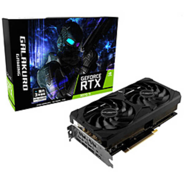 【中古】KuroutoShikou(老練家目標にする) GALAKURO GAMING GG-RTX3070Ti-E8GB／DF 【344-ud】