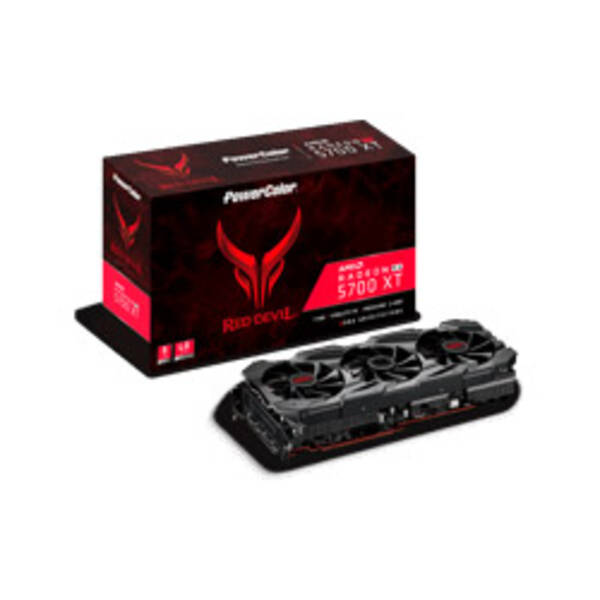 【中古】POWERCOLOR AXRX 5700XT 8GBD6-3DHE／OC 【344-ud】
