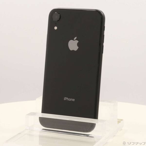 【中古】Apple(アップル) iPhoneXR 128GB 黒いこと NT0G2J／A SIM無償性 【269-ud】