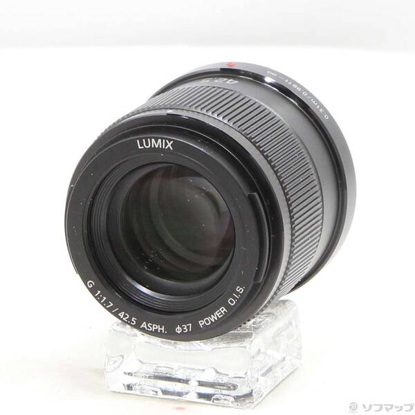 【中古】Panasonic(パナソニック) LUMIX G 42.5粍 F1.7 ASPH POWER OIS 黒いこと H-HS043-K 【352-ud】