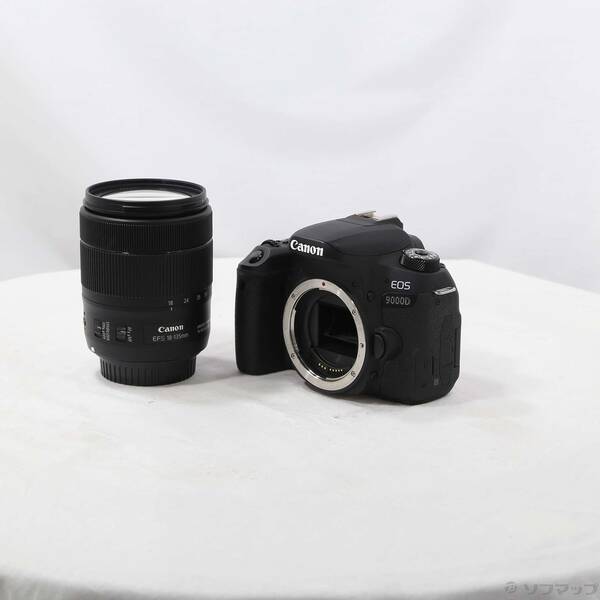 【中古】Canon(キヤノン) EOS 9000D W EF-S18-135 IS USM 水晶体一揃いの道具 【262-ud】