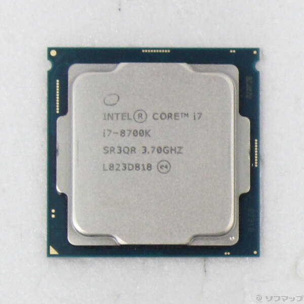 【中古】intel(インテル) Core i7 8700K 〔3.7GHz／LGA 1151〕 【262-ud】