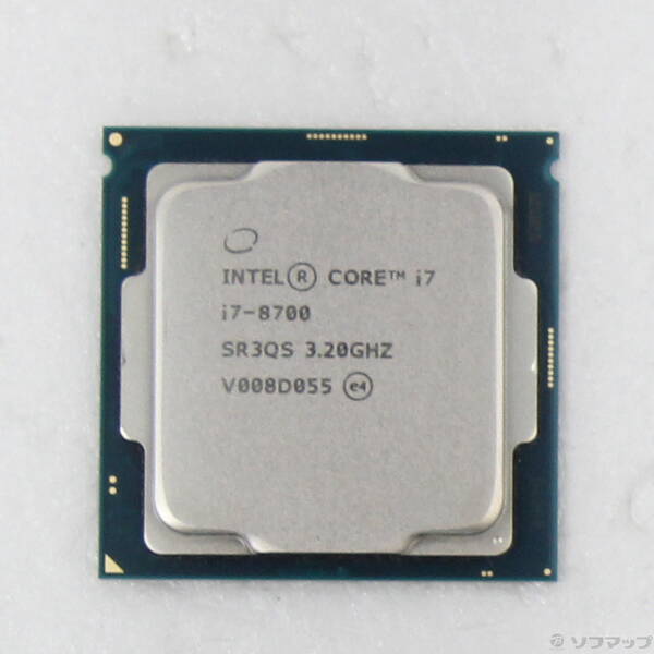 【中古】intel(インテル) Core i7 8700 〔3.2GHz／LGA 1151〕 【262-ud】