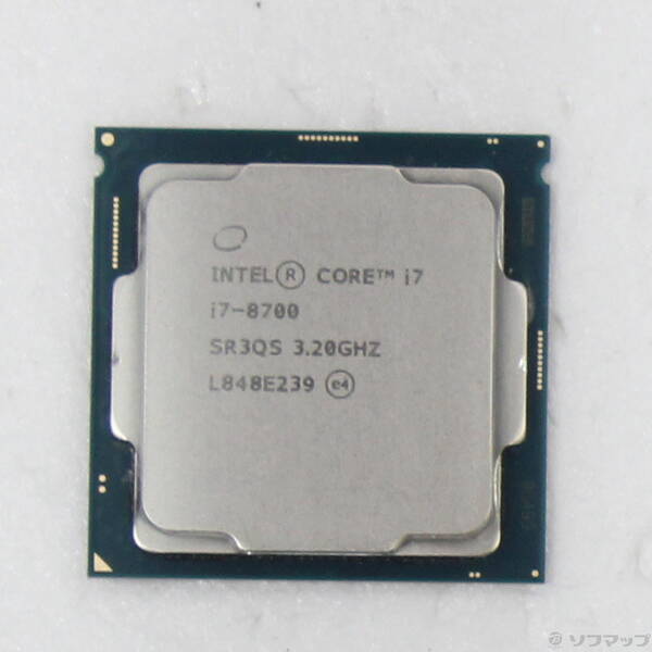 【中古】intel(インテル) Core i7 8700 〔3.2GHz／LGA 1151〕 【262-ud】