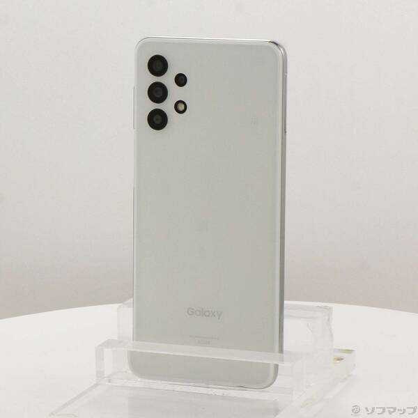 【中古】SAMSUNG(サムスン) GALAXY A32 5G 64GB オーサムホワイト SCG08 au鍵を掛ける取りけすSIM無償性 【297-ud】